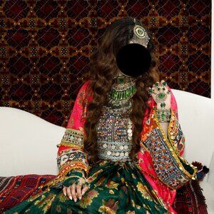 Stunning Traditional Afghan Dress